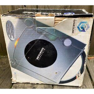 OPEN BOX MINT Nintendo Gamecube Console Platinum W/ Box and Instructions